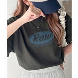 チャコール | レトロムードが際立つ。綿100%オーバルロゴTシャツ | Classical Elf 
