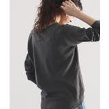 フライスVネックロングスリーブ無地ミドル丈Tシャツ(長袖) | Classical Elf  | 詳細画像19 