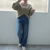 2WAYクロスデザインニット プルオーバー トップス 秋冬 | SELECT LEVERY  | 詳細画像8 