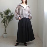 シアー フード付き ボリューム ジャケット マウンテンパーカー アウター 春夏 | SELECT LEVERY  | 詳細画像13 