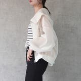 シアー フード付き ボリューム ジャケット マウンテンパーカー アウター 春夏 | SELECT LEVERY  | 詳細画像10 