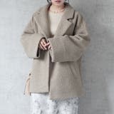 モカ | テーラードミドルコート ジャケット アウター 長袖 秋冬 | SELECT LEVERY 