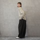 ライトメルトン サーカスパンツ メルトン パンツ チェック ボトムス  | SELECT LEVERY  | 詳細画像13 