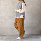 ライトメルトン サーカスパンツ メルトン パンツ チェック ボトムス  | SELECT LEVERY  | 詳細画像2 