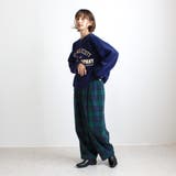 ライトメルトン サーカスパンツ メルトン パンツ チェック ボトムス  | SELECT LEVERY  | 詳細画像44 