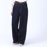 ワンウォッシュ | ワイドパンツ デニム カラー | SELECT LEVERY