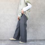 ウォッシュグレー | リサイクル デニム ストレートパンツ | SELECT LEVERY