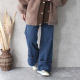 配色 ステッチ ワイドデニム | SELECT LEVERY  | 詳細画像21 