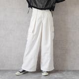 裾リボン カーゴパンツ パンツ ボトムス ワイドパンツ オールシーズン | SELECT LEVERY | 詳細画像10