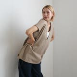 Vネックカットプルオーバー ベスト ノースリーブ トップス 春夏 | SELECT LEVERY  | 詳細画像29 