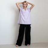 Vネックカットプルオーバー ベスト ノースリーブ トップス 春夏 | SELECT LEVERY  | 詳細画像21 