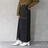 ホワイトステッチデニムスカート ボトムス オールシーズン 春夏 秋冬 | SELECT LEVERY | 詳細画像17