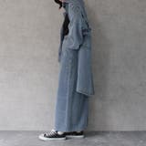 ホワイトステッチデニムスカート ボトムス オールシーズン 春夏 秋冬 | SELECT LEVERY | 詳細画像7