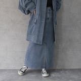 ホワイトステッチデニムスカート ボトムス オールシーズン 春夏 秋冬 | SELECT LEVERY | 詳細画像5