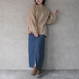 ホワイトステッチデニムスカート ボトムス オールシーズン 春夏 秋冬 | SELECT LEVERY | 詳細画像15