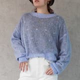 モヘアグラデーションメッシュニットプルオーバー トップス セーター | SELECT LEVERY  | 詳細画像17 