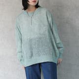 モヘアグラデーションメッシュニットプルオーバー トップス セーター | SELECT LEVERY  | 詳細画像7 