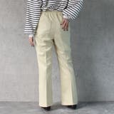 フェイクスエードセミフレアパンツ ボトムス スリット ロング 秋冬 春 | SELECT LEVERY | 詳細画像8