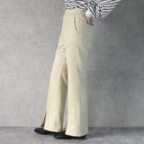 フェイクスエードセミフレアパンツ ボトムス スリット ロング 秋冬 春 | SELECT LEVERY | 詳細画像7