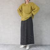 パール付きデニムスカート ボトムス オールシーズン 秋冬 春夏 | SELECT LEVERY | 詳細画像18