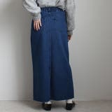 パール付きデニムスカート ボトムス オールシーズン 秋冬 春夏 | SELECT LEVERY | 詳細画像4
