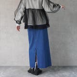 パール付きデニムスカート ボトムス オールシーズン 秋冬 春夏 | SELECT LEVERY | 詳細画像8