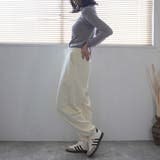 裏シャギーアルガンオイル加工 ジョガーパンツ ドロスト | SELECT LEVERY  | 詳細画像7 