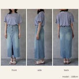 ロングデニムスカート スリット ロングスカート | SELECT LEVERY  | 詳細画像9 