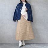 キルティング スカート ロングスカート キルトスカート ボトムス 秋冬 | SELECT LEVERY  | 詳細画像46 