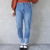 AIRジョグロールアップ風パンツ デニム ボトムス | SELECT LEVERY  | 詳細画像3 