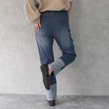 AIRジョグロールアップ風パンツ デニム ボトムス | SELECT LEVERY  | 詳細画像11 