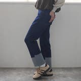 AIRジョグロールアップ風パンツ デニム ボトムス | SELECT LEVERY  | 詳細画像14 