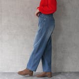 AIRジョグデニムコクーンパンツ ワイドパンツ カーブパンツ オールシーズン | SELECT LEVERY | 詳細画像4