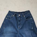 AIRジョグデニムコクーンパンツ ワイドパンツ カーブパンツ オールシーズン | SELECT LEVERY | 詳細画像14