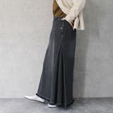 AIRジョグデニムフリンジマキシスカート ボトムス オールシーズン | SELECT LEVERY  | 詳細画像17 