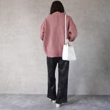 ウエストギャザーゴム内側紐サイズ調整あり マーブル調ワイドパンツ ボトムス | SELECT LEVERY  | 詳細画像33 