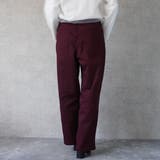 裏起毛ワイドパンツ デニム ストレッチ ボトムス 秋冬 | SELECT LEVERY | 詳細画像20