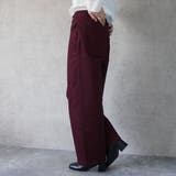 裏起毛ワイドパンツ デニム ストレッチ ボトムス 秋冬 | SELECT LEVERY | 詳細画像19