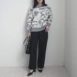 裏起毛ワイドパンツ デニム ストレッチ ボトムス 秋冬 | SELECT LEVERY | 詳細画像25