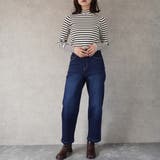 裏起毛ワイドパンツ デニム ストレッチ ボトムス 秋冬 | SELECT LEVERY | 詳細画像5