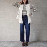 裏起毛ワイドパンツ デニム ストレッチ ボトムス 秋冬 | SELECT LEVERY | 詳細画像8