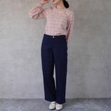 裏起毛ワイドパンツ デニム ストレッチ ボトムス 秋冬 | SELECT LEVERY | 詳細画像9