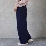 裏起毛ワイドパンツ デニム ストレッチ ボトムス 秋冬 | SELECT LEVERY | 詳細画像10