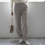 グレージュ | コーデュロイベイカーパンツ コール天 ワイドパンツ | SELECT LEVERY