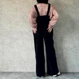 コーデュロイサロペット オーバーオール オールインワン ワイドパンツ 秋冬 | SELECT LEVERY | 詳細画像16