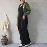 コーデュロイサロペット オーバーオール オールインワン ワイドパンツ 秋冬 | SELECT LEVERY | 詳細画像18