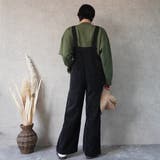 コーデュロイサロペット オーバーオール オールインワン ワイドパンツ 秋冬 | SELECT LEVERY | 詳細画像19