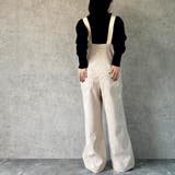 コーデュロイサロペット オーバーオール オールインワン ワイドパンツ 秋冬 | SELECT LEVERY | 詳細画像8