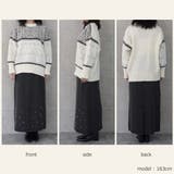ノルディック柄ニット プルオーバー トップス 長袖 秋冬 | SELECT LEVERY  | 詳細画像28 