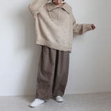 ライトメルトン サーカスパンツ メルトン パンツ チェック ボトムス  | SELECT LEVERY  | 詳細画像30 